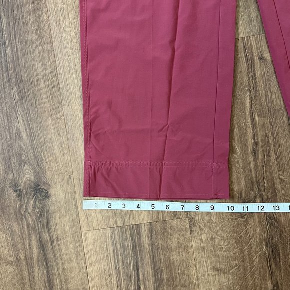 NEW Athleta Brooklyn Heights New Wide Leg Berry Pant Sz 8 - Picture 4 of 12